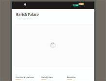 Tablet Screenshot of hotelharishpalace.com